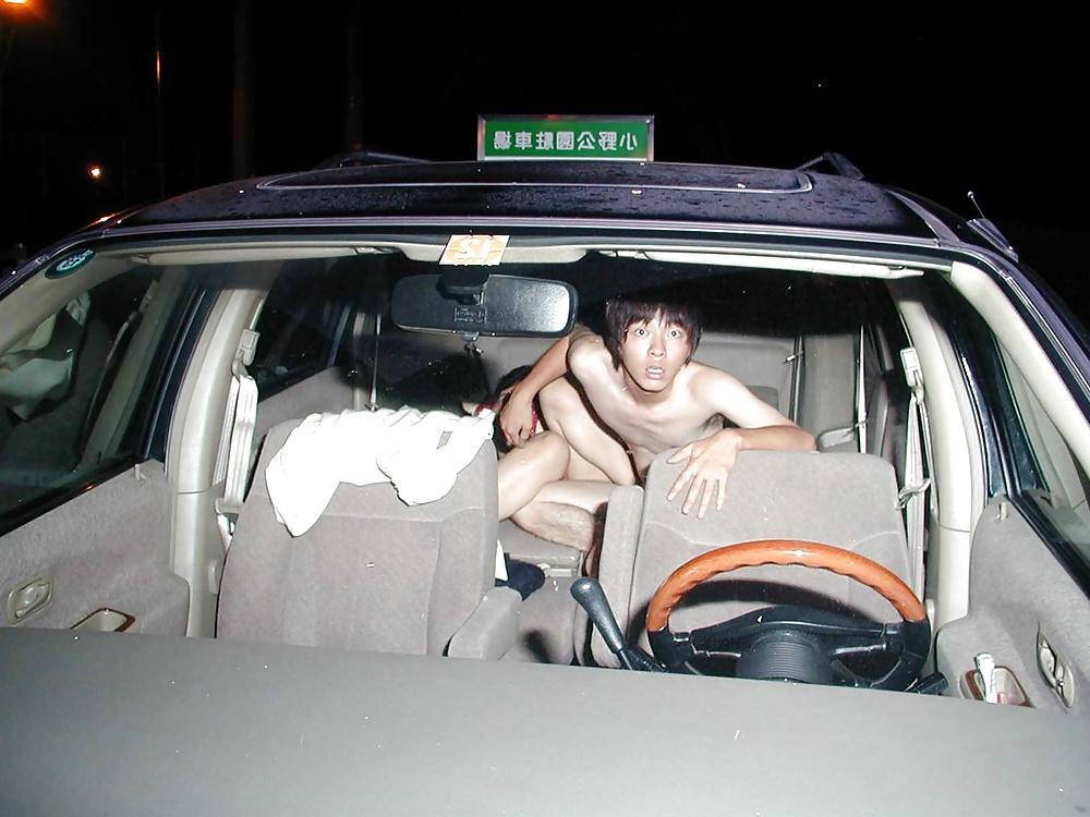 16P Japanese Couple Car Sex 10
