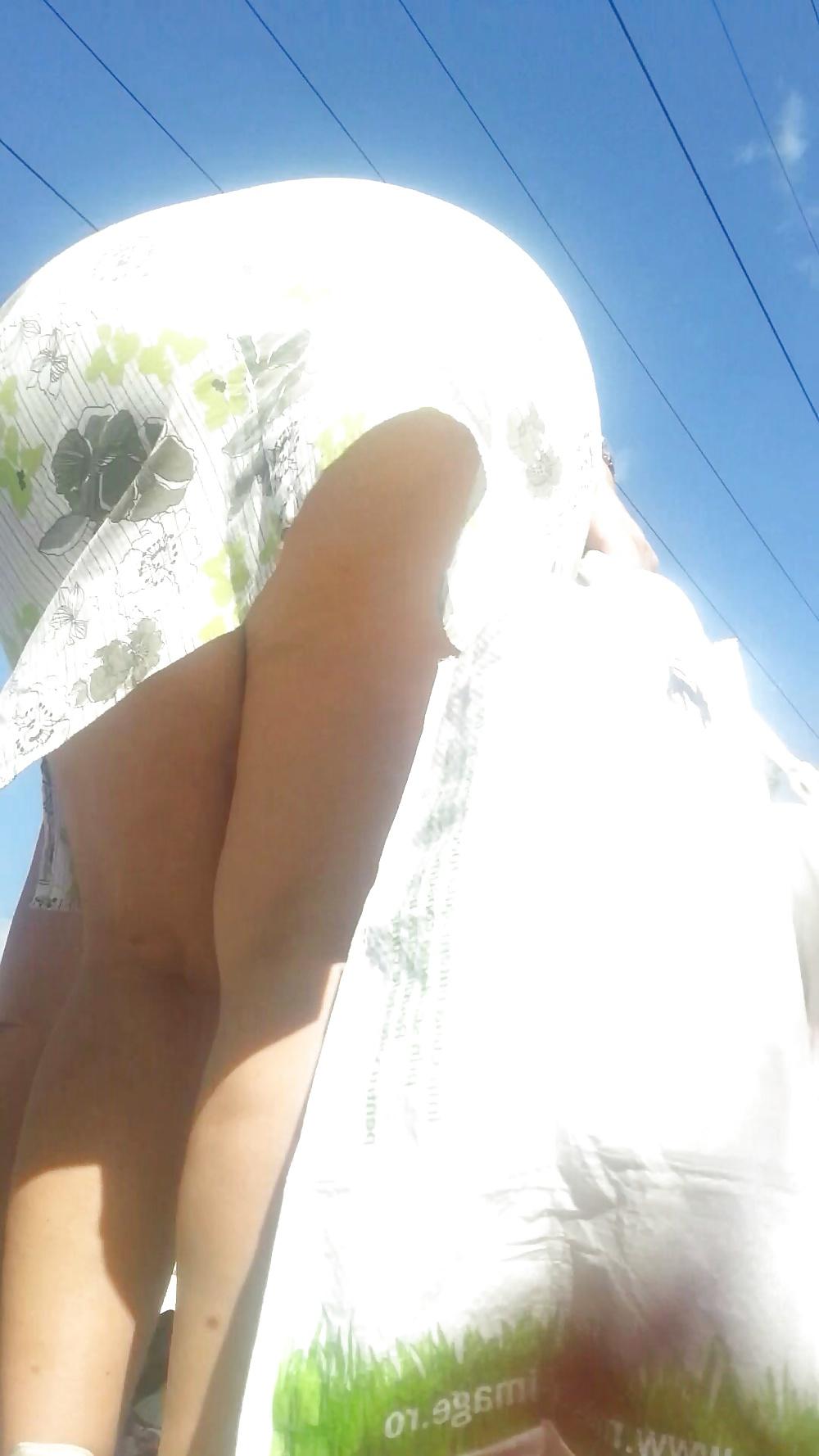 11P Spy sexy mature upskirt romanian