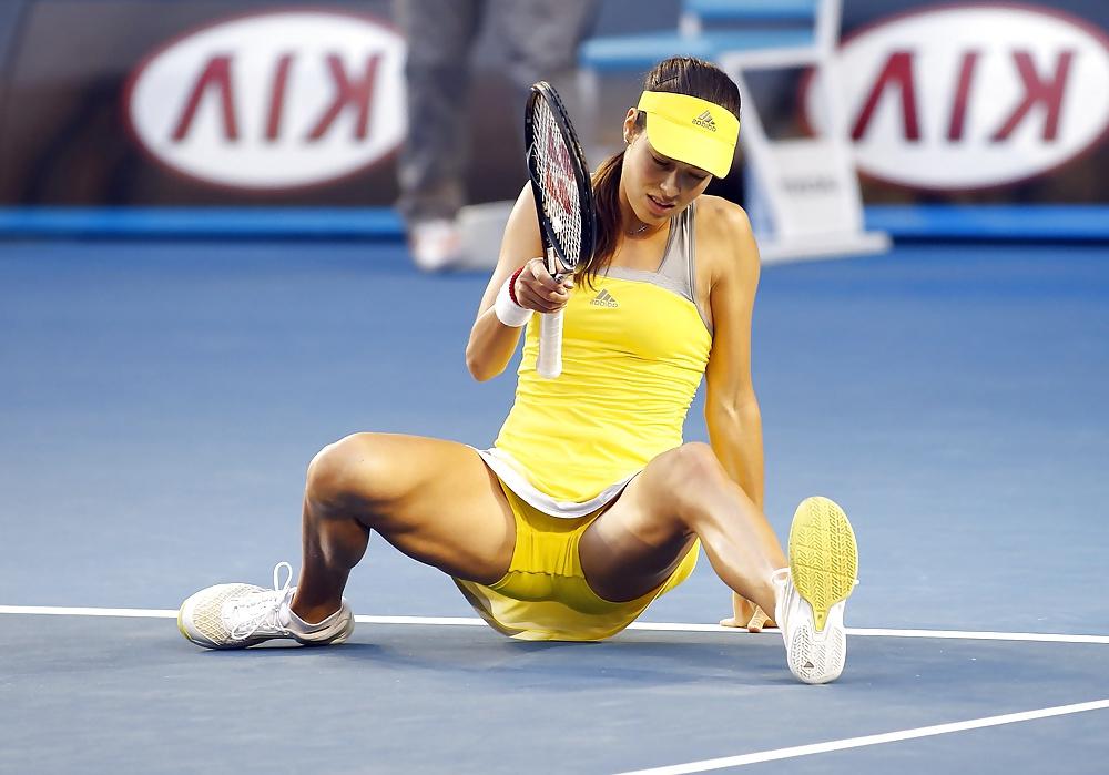 25P Ana Ivanovic HQ upskirt cameltoe pokies feet ass