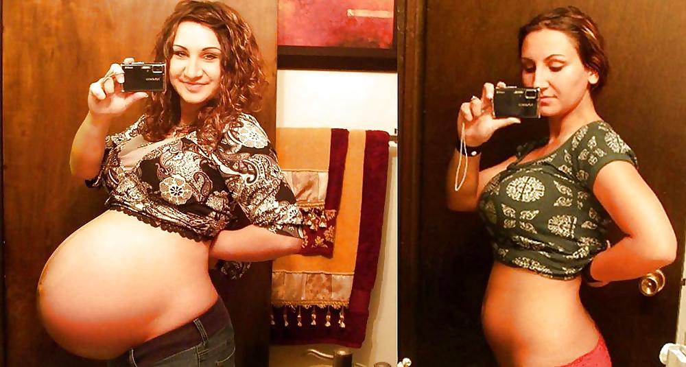 25P Enceinte Ventre nue - Naked pregnant belly 5