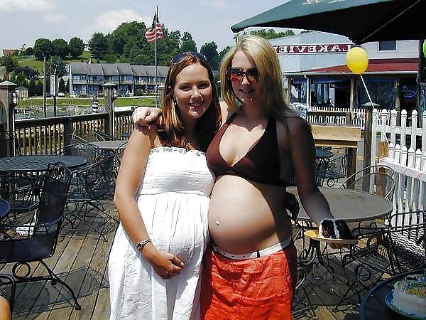 25P Enceinte Ventre nue - Naked pregnant belly 5