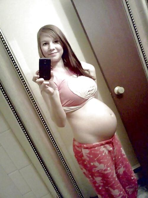 25P Enceinte Ventre nue - Naked pregnant belly 5