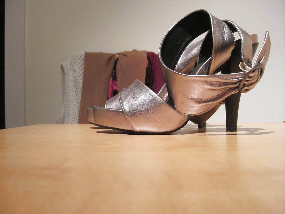 14P Cum over the shoes from my wife