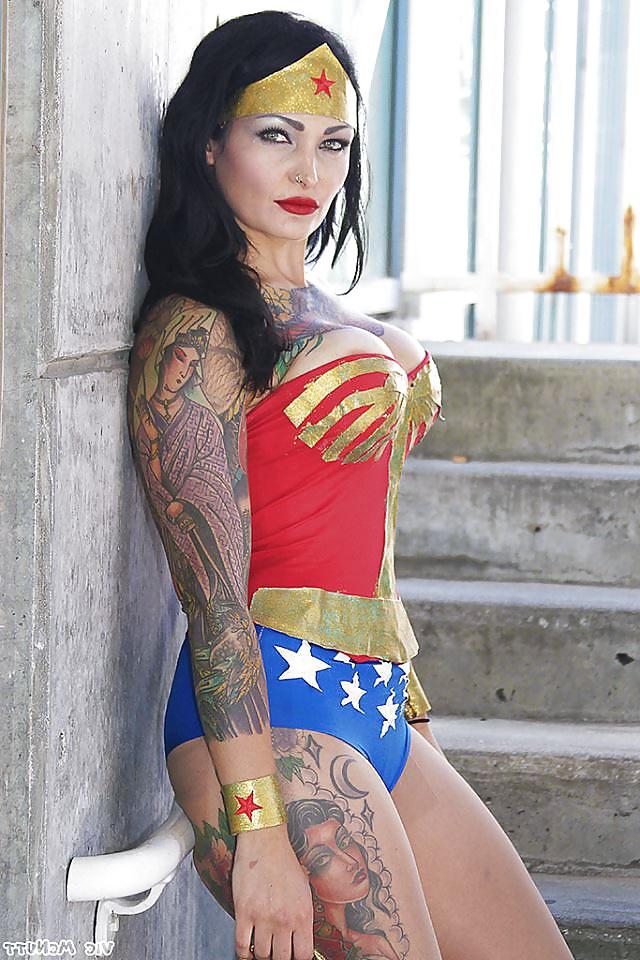 25P Sexy Female Superheroes(Cartoon & Cosplay)#2