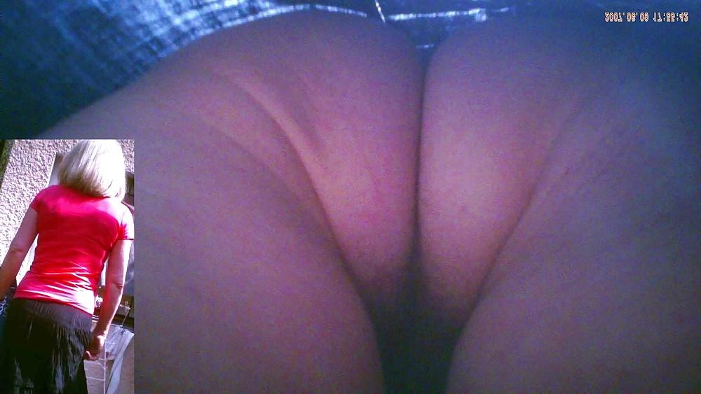 5P Head Nurse upskirted pantiesless again