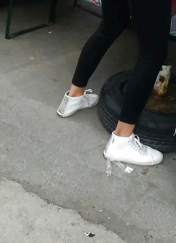 17P Spy sexy feet and legs romanian