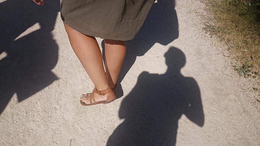 13P Candid heels feet and legs 3