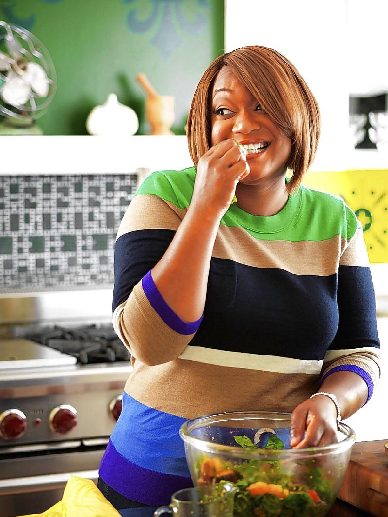 25P Let's Jerk Off Over ... Chef Sunny Anderson (Food Network)