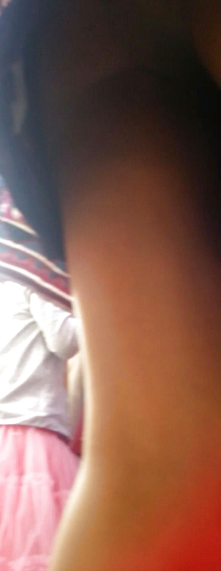 13P Spy sexy teens upskirt and nylon romanian