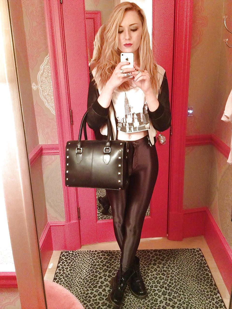 8P Shiny pants and leggings
