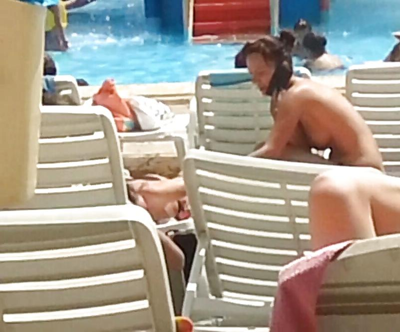 20P Spy sexy teens topless pool romanian