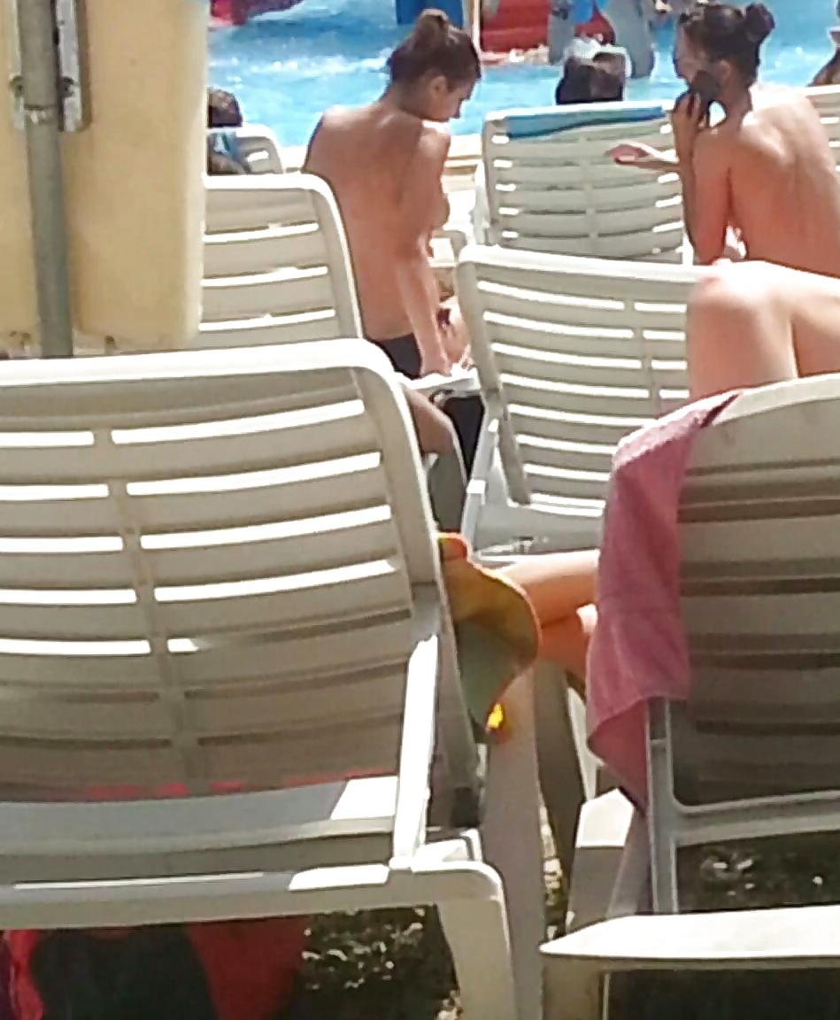 20P Spy sexy teens topless pool romanian