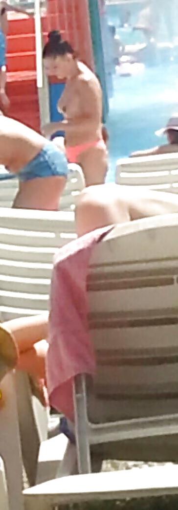 20P Spy sexy teens topless pool romanian