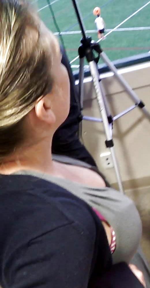 14P Candid Busty Soccer Mom Tits
