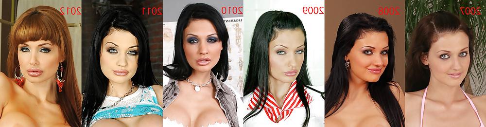 15P Now and then (some of my favorite pornstars)
