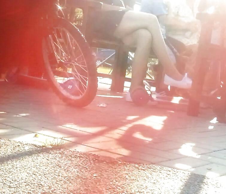 24P Spy old + young feet and legs romanian
