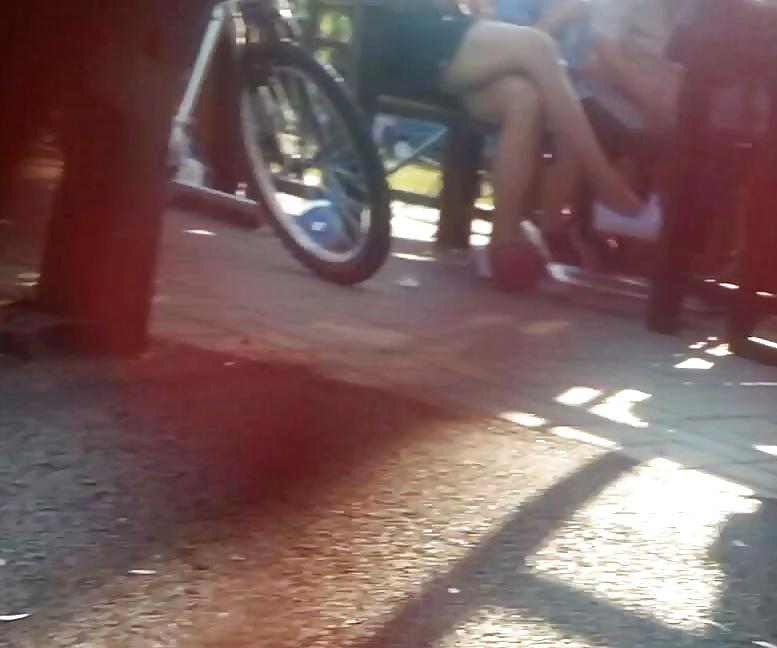 24P Spy old + young feet and legs romanian