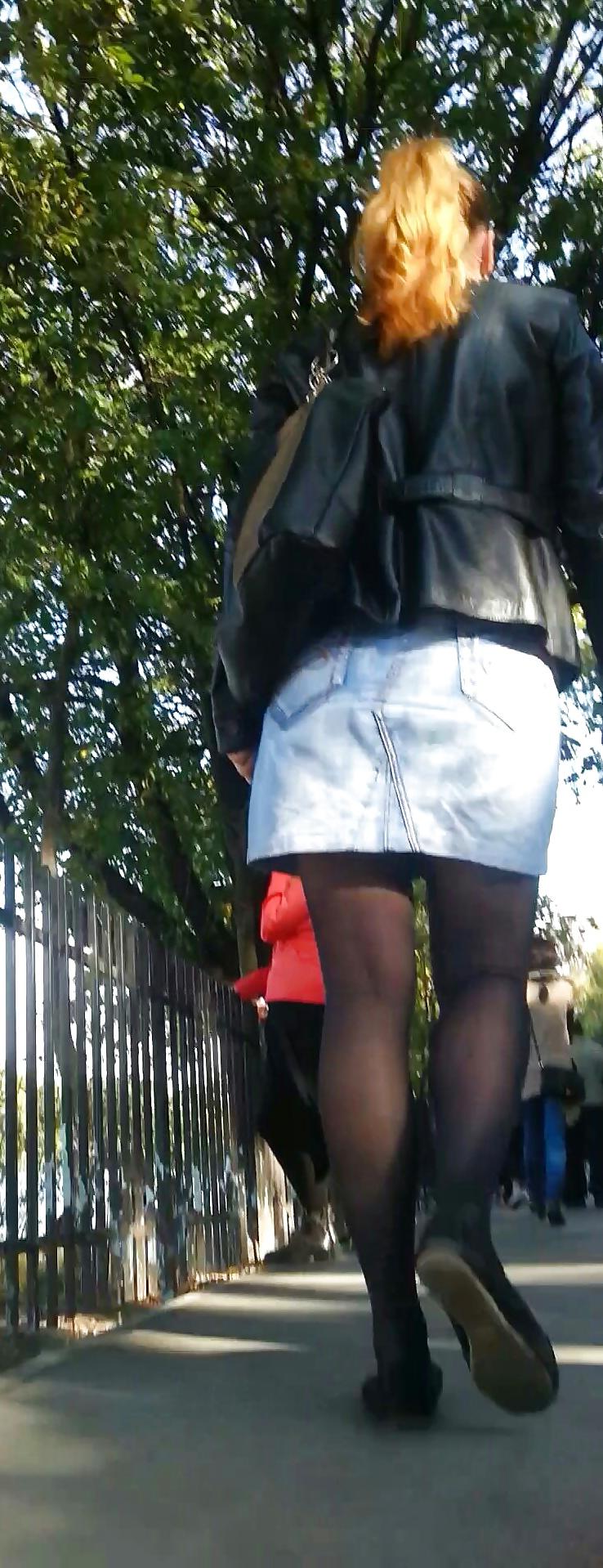 15P Spy sexy teens nylon and skirt romanian
