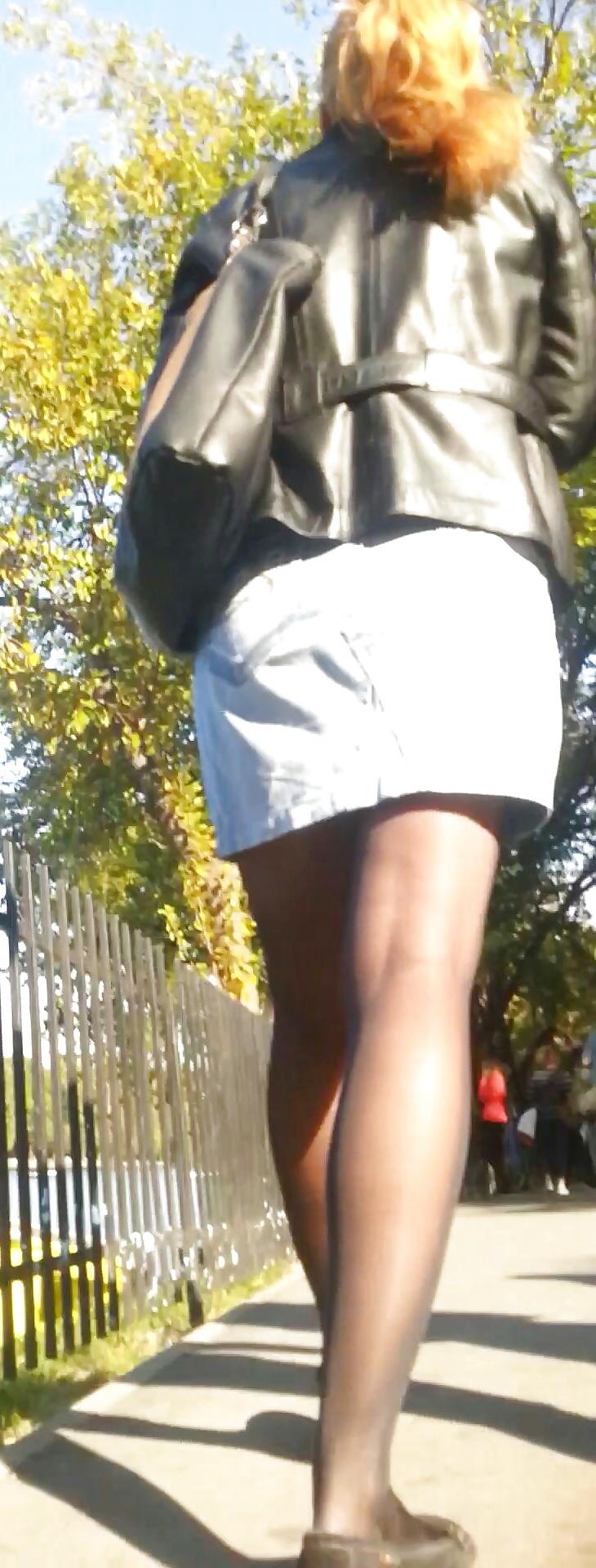 15P Spy sexy teens nylon and skirt romanian