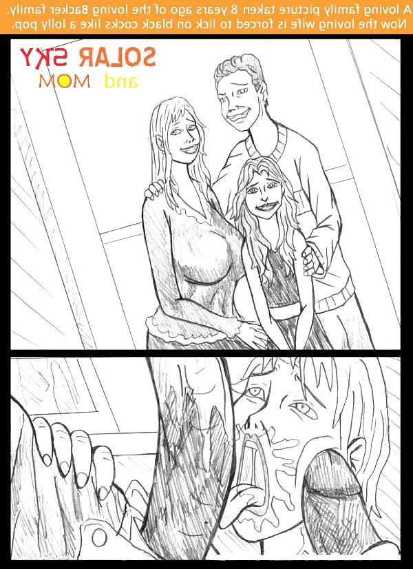 25P Solar Sky and Mom #1 - Blackmailed toe serve cock