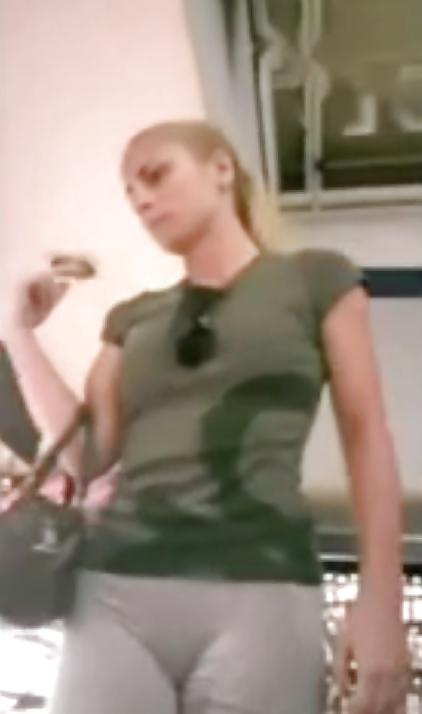 25P MILF in Grey Yoga Pants (blonde)