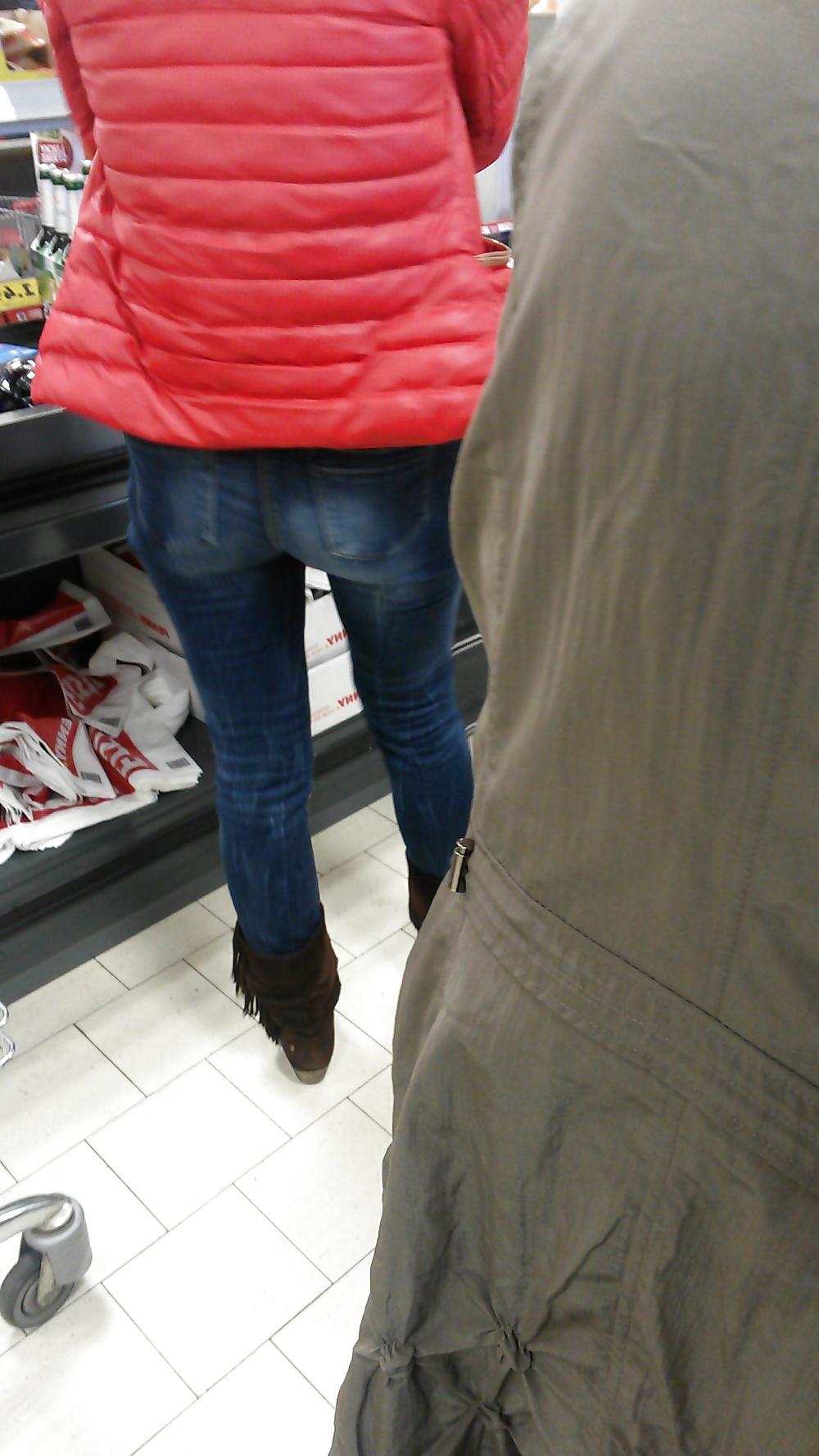 14P Jeans Ass Voyeur 26 Voyeur