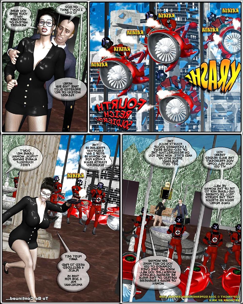 25P Cartoon - SuperHeroine 3