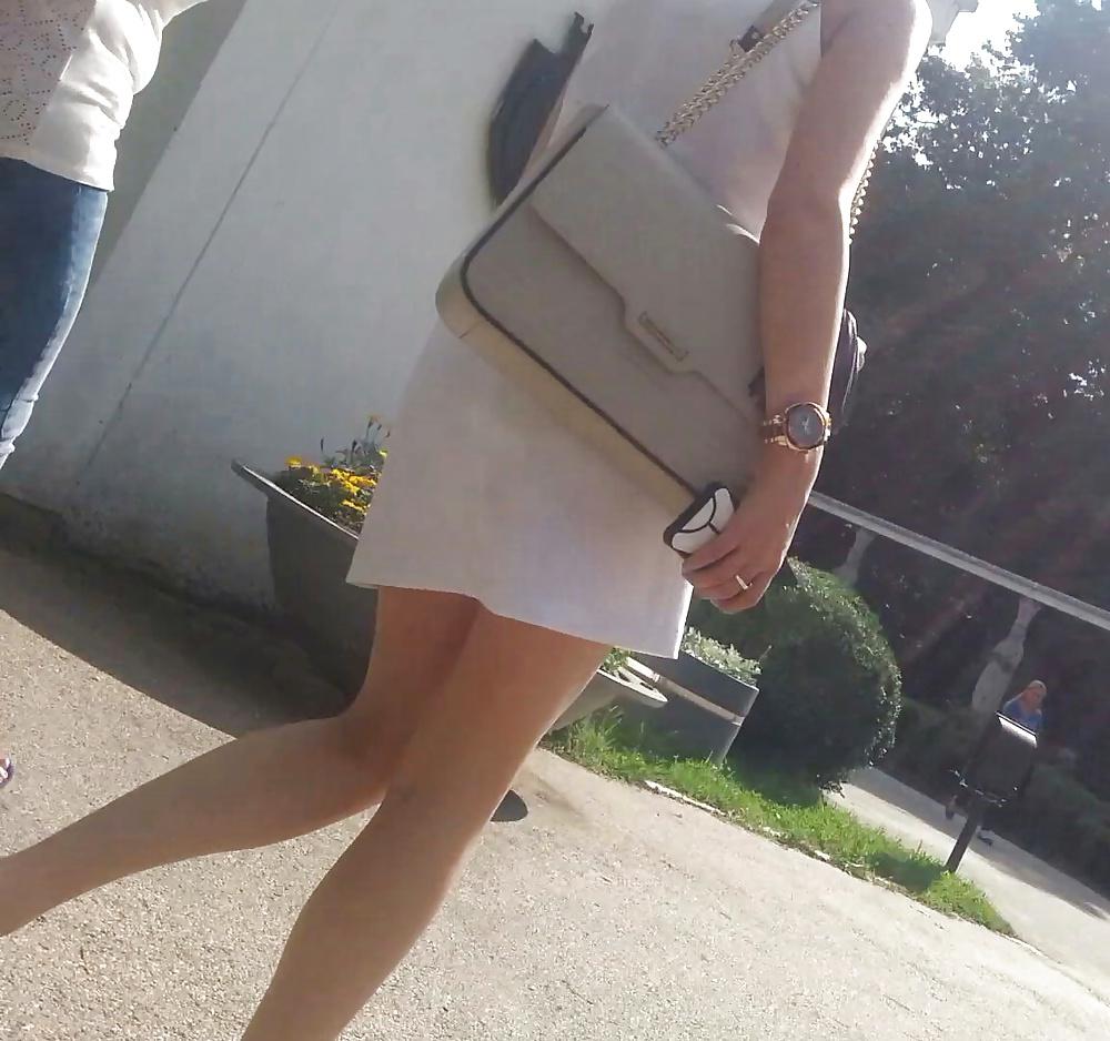 24P Spy old + young feet and skirt romanian