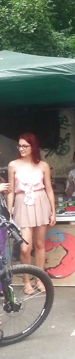 24P Spy old + young feet and skirt romanian