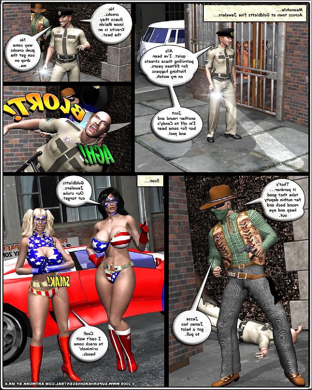 25P Cartoon - SuperHeroine 12