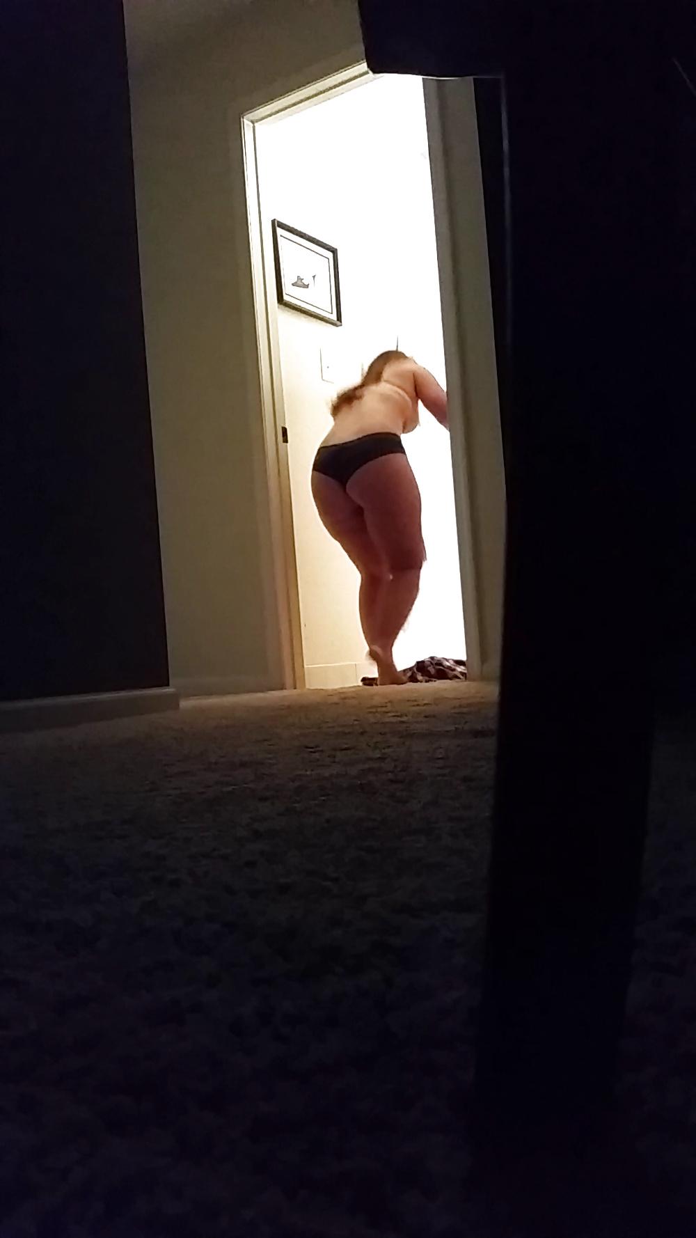 24P My Girlfriend Nude #3 (downblouse, tits, nipples, ass)