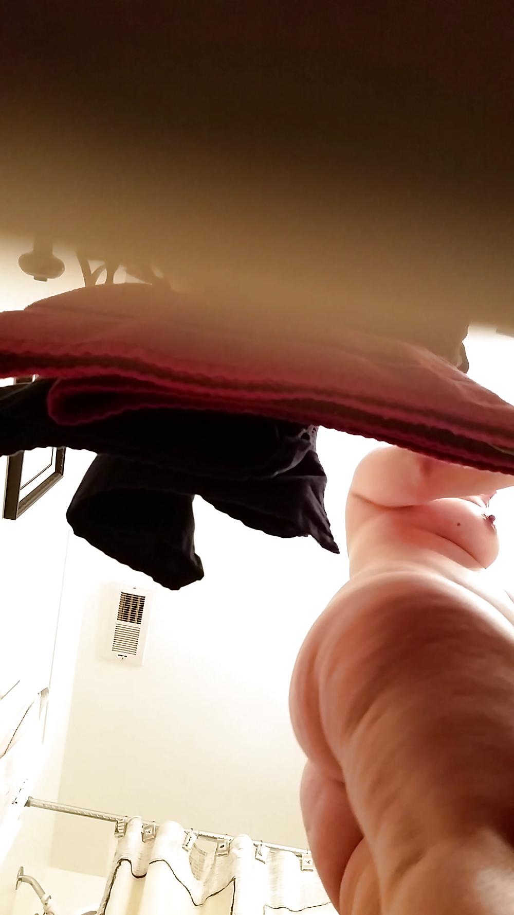 24P My Girlfriend Nude #3 (downblouse, tits, nipples, ass)