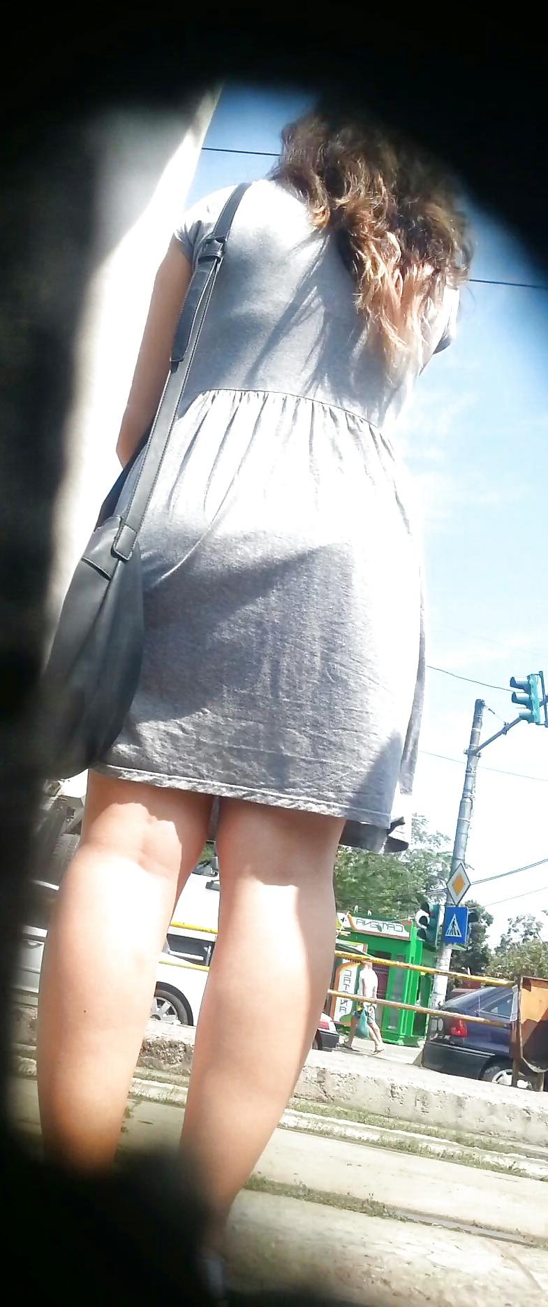 20P Spy feet and skirt romanian