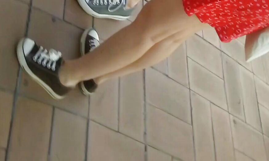 20P Spy feet and skirt romanian