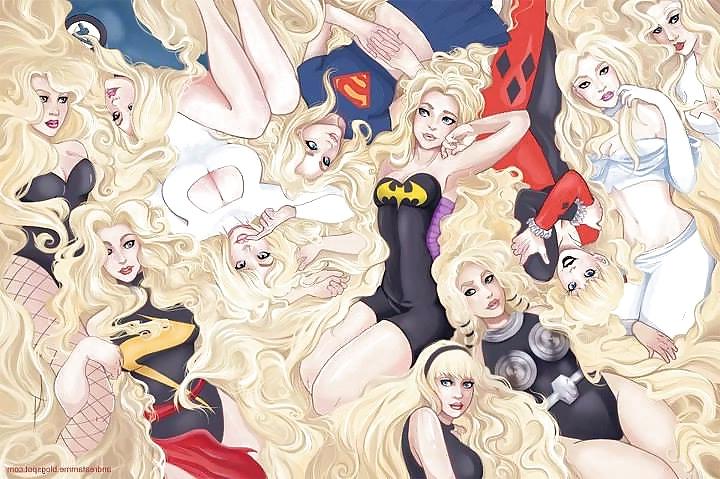 25P Sexy Female Superheroes(Cartoon & Cosplay)#4