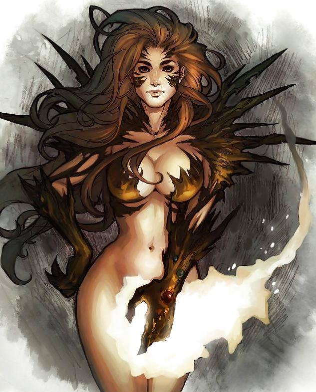 25P Sexy Female Superheroes(Cartoon & Cosplay)#4