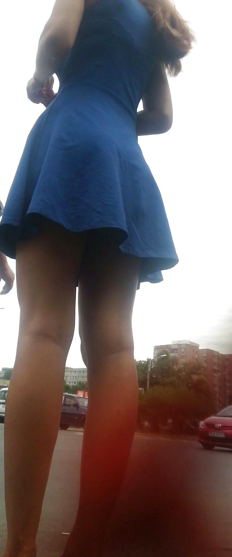 18P Spy sexy teens skirt and feet romanian