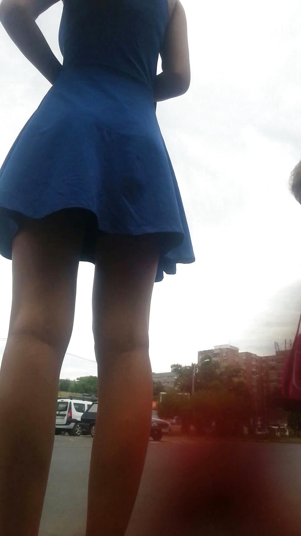 18P Spy sexy teens skirt and feet romanian