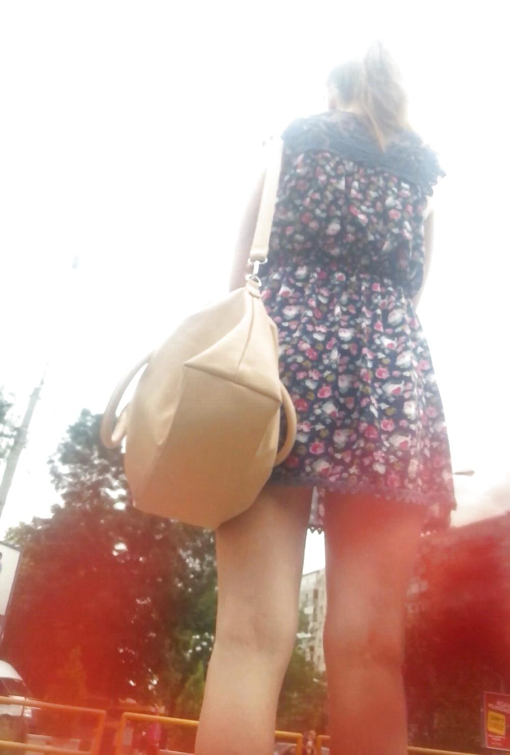 18P Spy sexy teens skirt and feet romanian