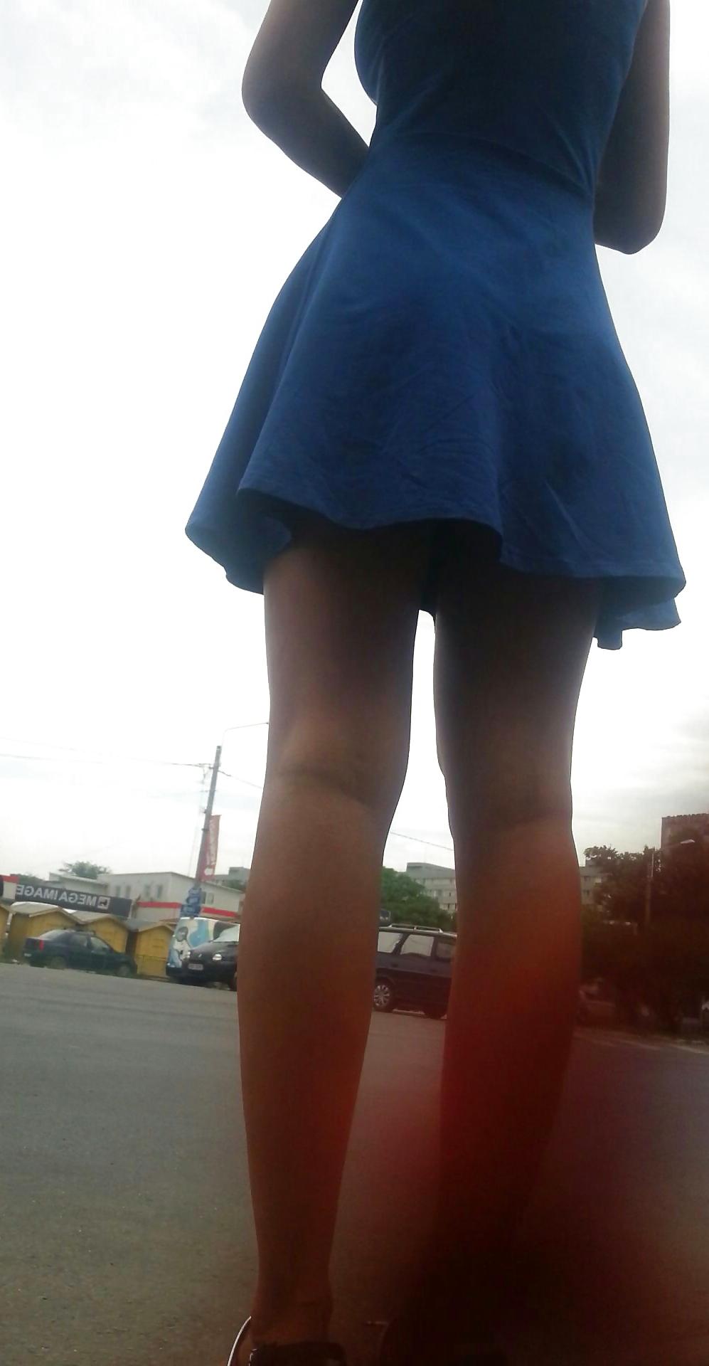 18P Spy sexy teens skirt and feet romanian