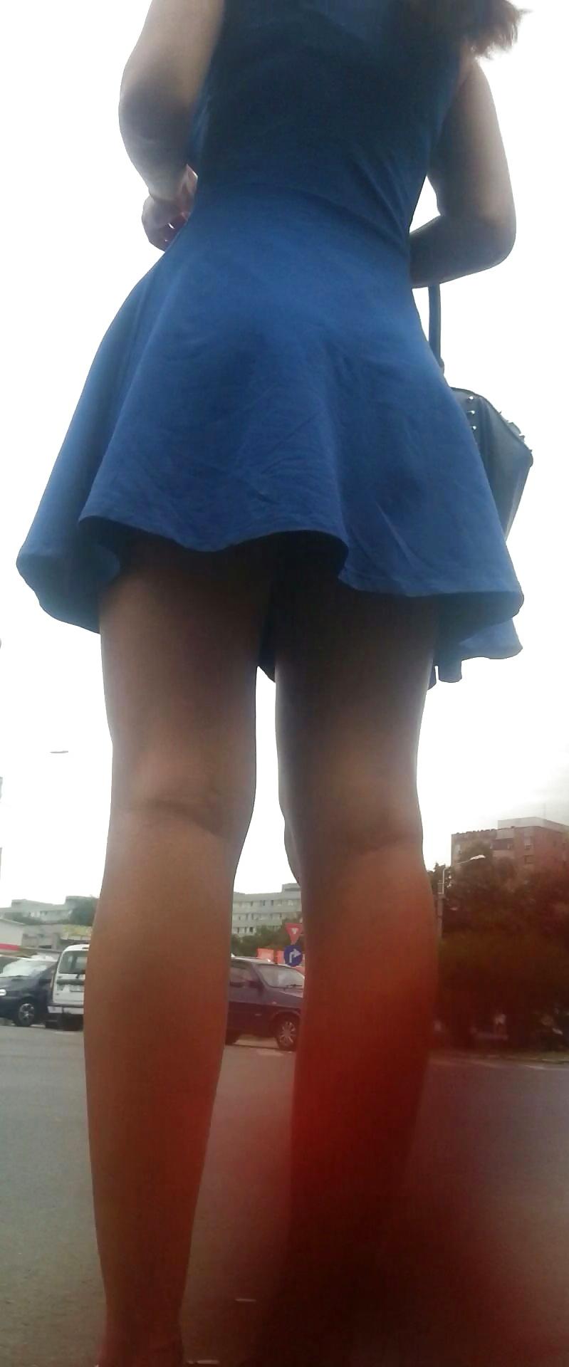18P Spy sexy teens skirt and feet romanian