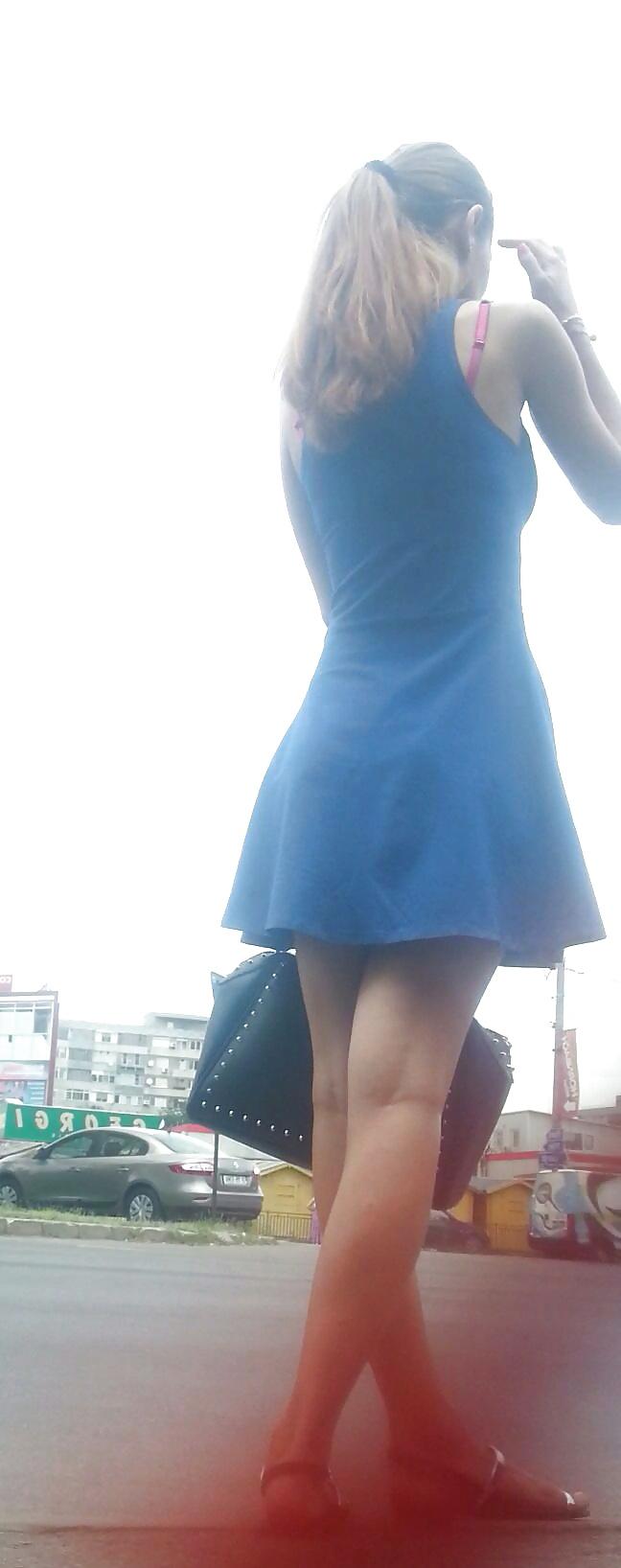 18P Spy sexy teens skirt and feet romanian