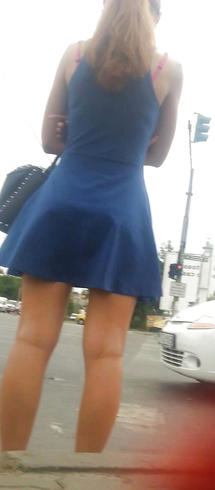 18P Spy sexy teens skirt and feet romanian