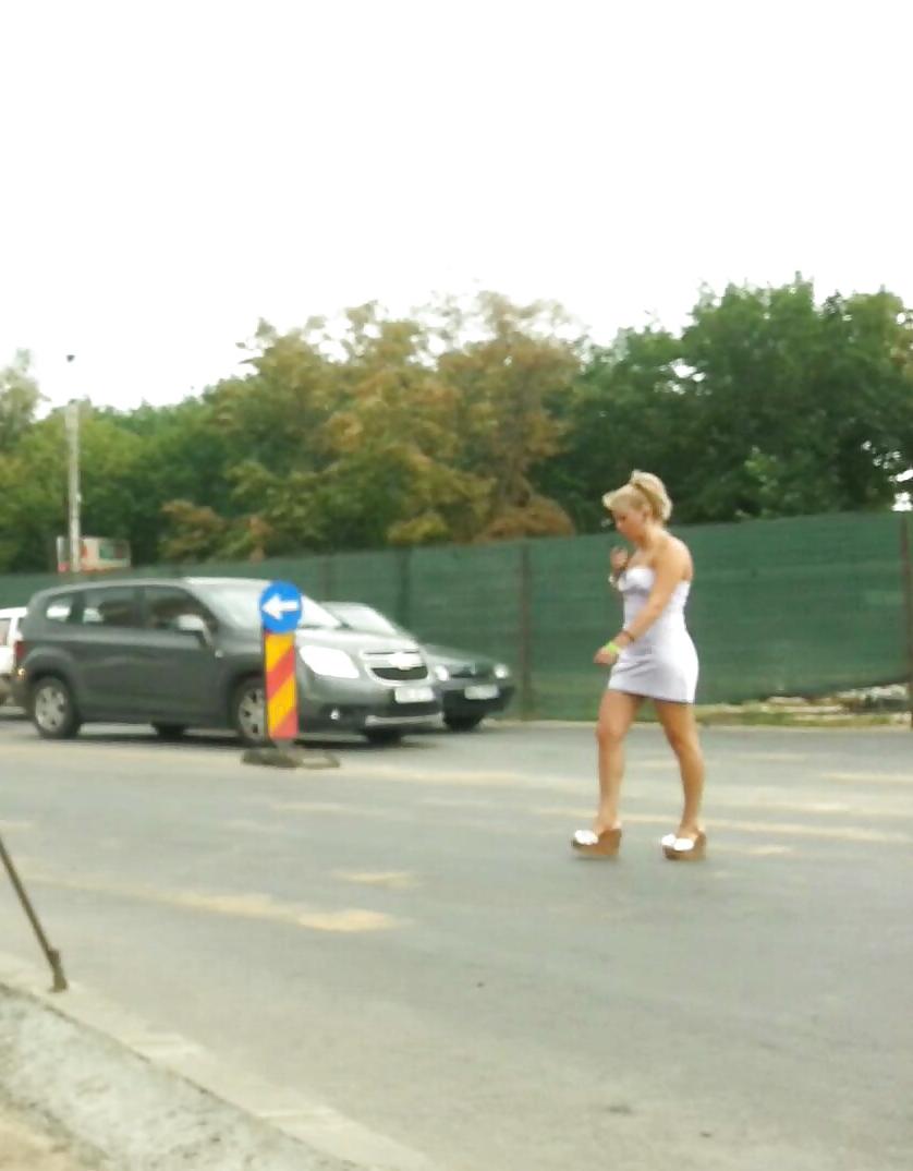 19P Spy old + young sexy skirt romanian