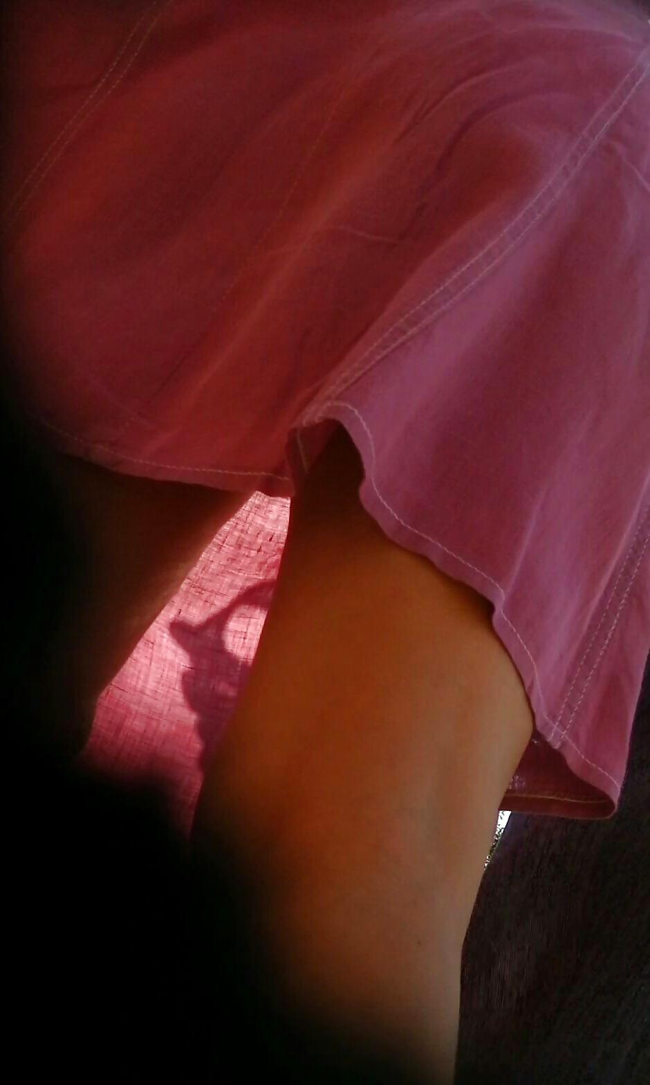 19P Spy old + young sexy skirt romanian