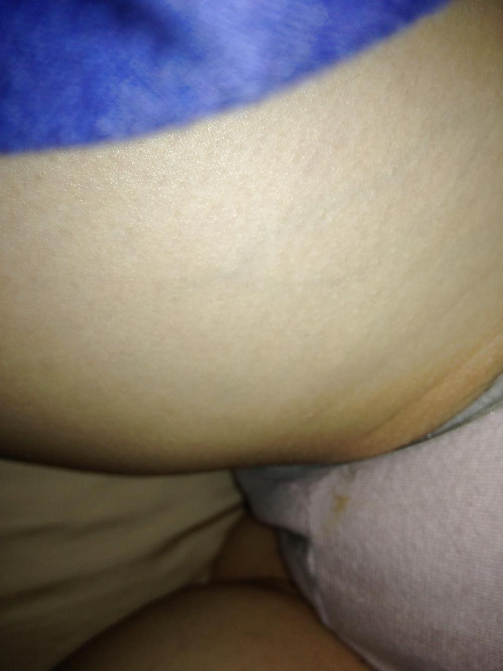 22P Pregnant wifes panty ass and pussy