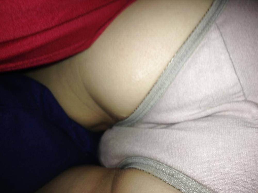 22P Pregnant wifes panty ass and pussy