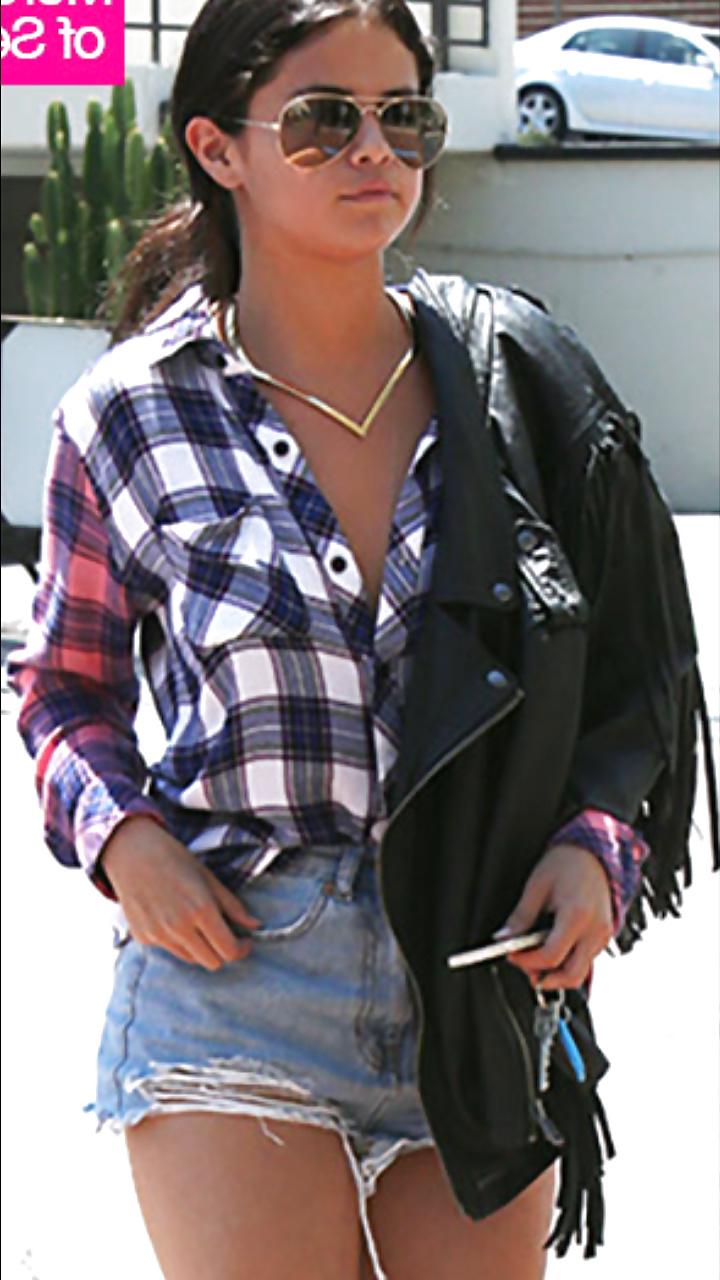7P Selena gomez ass, titties, and camel toe