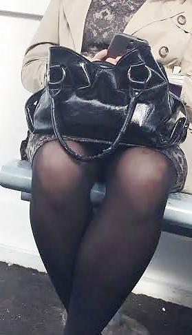19P Milf at station with legs open