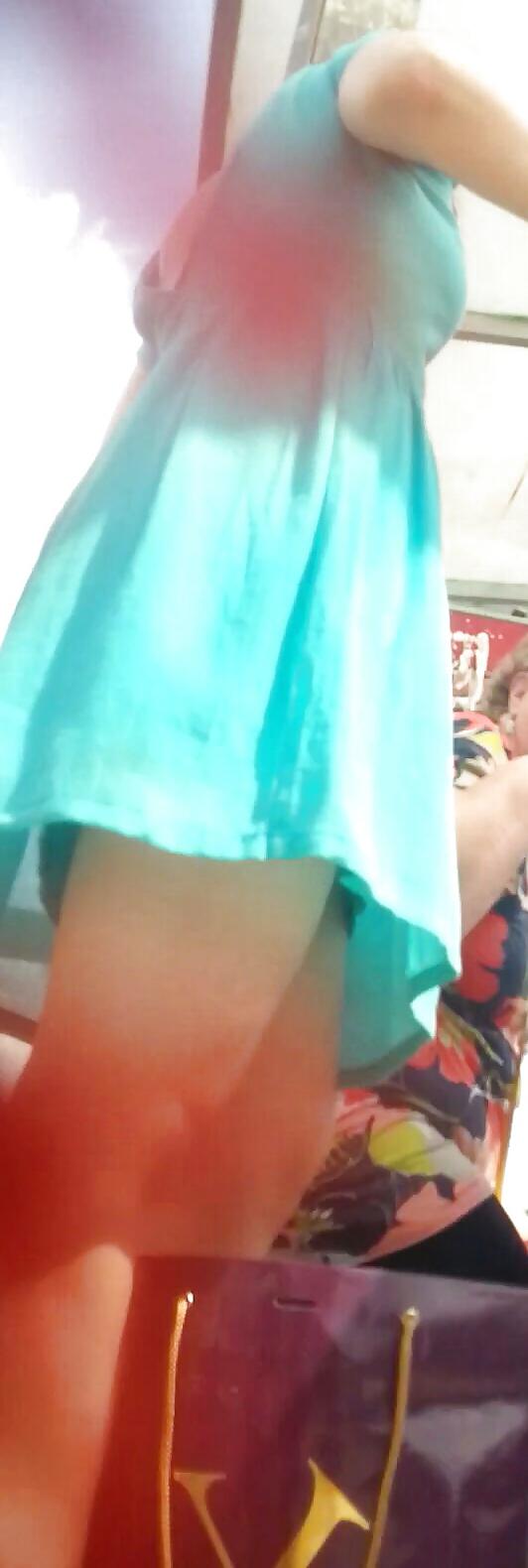 25P Spy old + young sexy skirt romanian